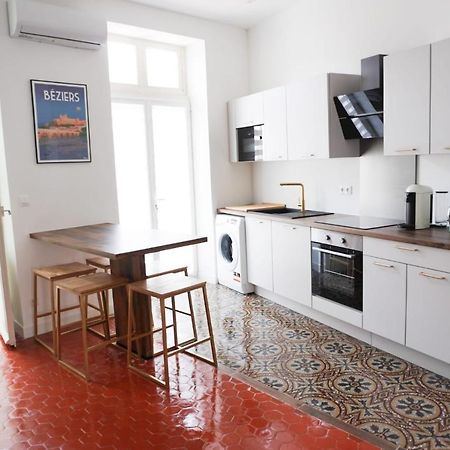 Bright And Modern 3-Bedroom Apartment, 90M2 With Air Condition, In Béziers Buitenkant foto